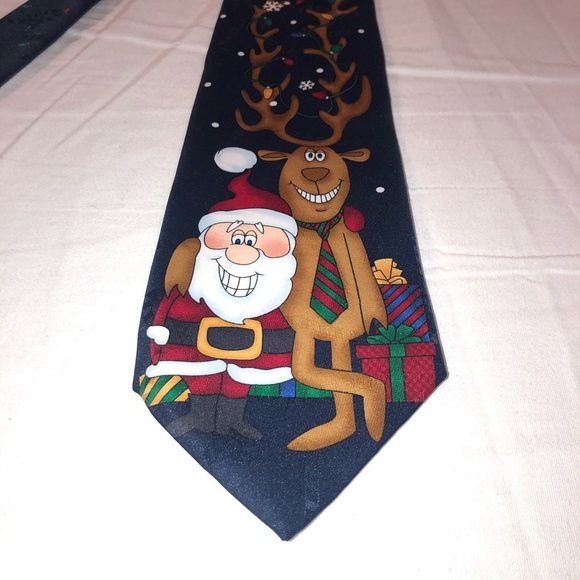 Men’s Hallmark Specialties Santa Christmas Tie - Picture 2 of 5